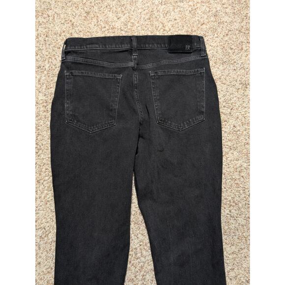 Banana Republic Woman's Black, High rise, Denim Jeans 31 (14), Slightly tapered - Picture 15 of 15